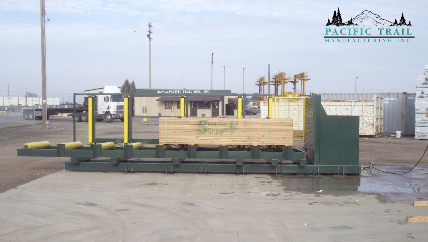 a picture of a modesto lumber unit aligner